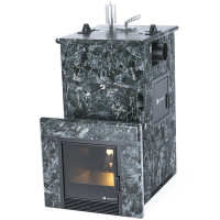 Печь для бани Анапа-М2 с боковым подключением в пироксените (ИзиСтим)