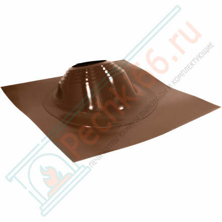 Проходка кровли Master flash №4 (д.300-450мм 890х890мм), коричневый, угловой (No name)