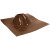 Проходка кровли Master flash №4 (д.300-450мм 890х890мм), коричневый, угловой (No name)