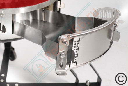 Керамический гриль SG PRO, 56 см / 22 дюйма (красный) (Start Grill)