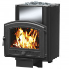 Чугунная печь для бани Сенсация 22 Антрацит 224 (Везувий) до 24 м3 Чугунная печь для бани Сенсация 22 Антрацит 224 (Везувий) до 24 м3