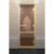 Стеклянная дверь для хамама в золотом профиле, бронза 210х80 (по коробке) (DoorWood)