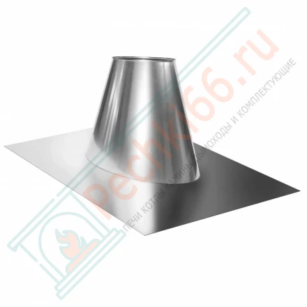 Кровельный элемент 33°/45° на трубу с изол V50R (ОЦИНК-RAL/0,5) d-120/220 (Вулкан)