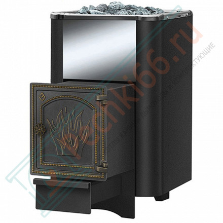 Чугунная печь для бани Сенсация 28 Антрацит ДТ-4 (Везувий) до 30 м3