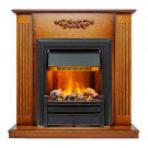 Каминокомплект Lumsden - Дуб антик с электроочагом Brookline Black Каминокомплект Lumsden - Дуб антик с электроочагом Brookline Black