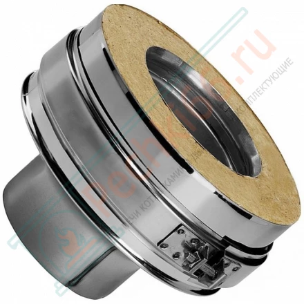 Переход моно-термо V50R (AISI-310S/0,8-AISI-304/0,5) d-130/230 (Вулкан-Cerablanket)