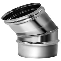 Отвод одностенный 30° (AISI-310S/0,8мм) d-300 (Вулкан)