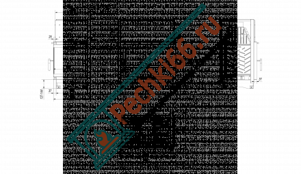 Чугунная топка Oliwia right BS (Kratki)