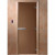 Дверь стеклянная для бани, бронза матовая 2100х700 (DoorWood)