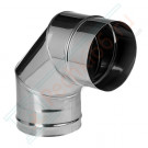 Отвод 90° без изол (НЕРЖ-321/0,5) d-300 (Дымок-Lux)