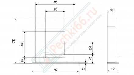 Биокамин WHISKEY, белый (Kratki)