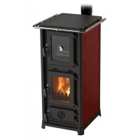 Отопительная печь OLIMPIA Bordo, духовой шкаф, варочная панель (MBS) 240 м3