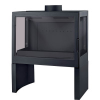Чугунная печь-камин LCI 7 GFLR Table (Liseo Castiron) до 280 м3