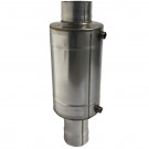 Теплообменник на трубу (Aisi-439/1.0 мм) d-120 мм, 7 л (УМК)