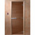 Дверь стеклянная для бани, бронза прозрачная, 2100х800 (DoorWood)