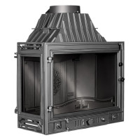 Чугунная топка W3 LB, с левым стеклом (Kaw-Met)