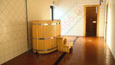 Купель кедровая овальная 69х128х115 (НКЗ)