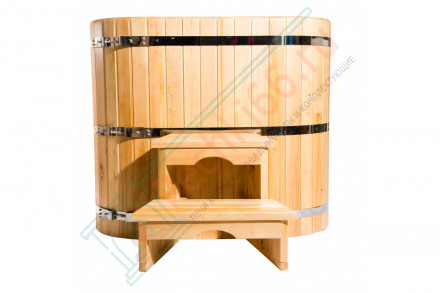 Купель кедровая овальная 78х100х100 (НКЗ)