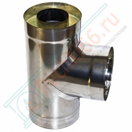 Сэндвич-тройник 90° (НЕРЖ-439/1,0-ОЦИНК/0,5) d-180/260 (УМК)