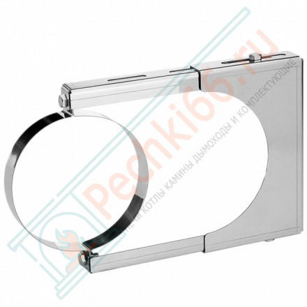 Элемент крепления на трубу с изол (AISI-304/0,5) d-120/200 (Дымок)