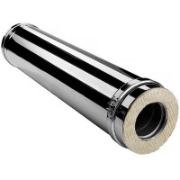 Сэндвич труба V50R с изол L=1000 (AISI-321/0,8-AISI-304/0,5) d-200/300 (Вулкан-Cerablanket)