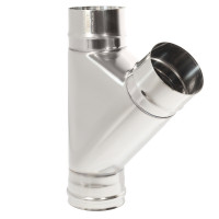 Тройник моно 45° ТРМ(М)-Р (316-0.5) d-150 (ТиС Промо)