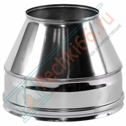 Конус Факел V50R с изол (AISI-321/0,8-ОЦИНК-RAL/0,5) d-250/350 (Вулкан-Cerablanket)