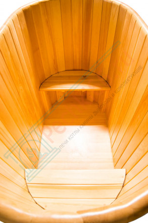 Купель кедровая овальная 120х200х100 (НКЗ)