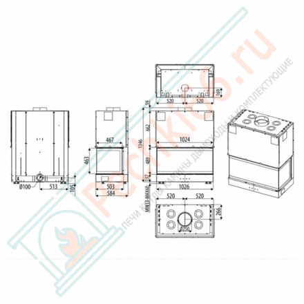 Каминная топка Forma T95 (MCZ)