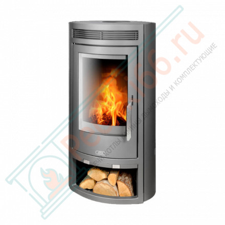 Печь-камин Arktis 4, серая сталь (ABX)