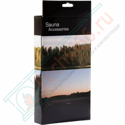 Термогигрометр овальный 222-THD, кедр (Sawo)