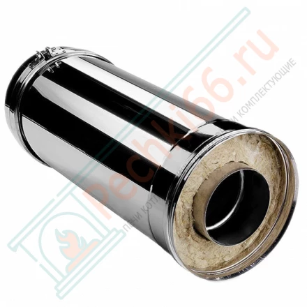 Сэндвич труба V50R с изол L=500 (AISI-321/0,5-AISI-304/0,5) d-250/350 (Вулкан)