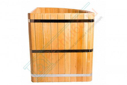 Купель кедровая угловая 130х130х120 (НКЗ)