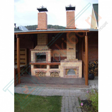 Плитка прямая Шамот Хаос (0.84 м2 в коробке) (Терракот)