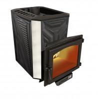 Печь для бани Пегас-26 конвекция, панорама, закрытая каменка (Pegas)