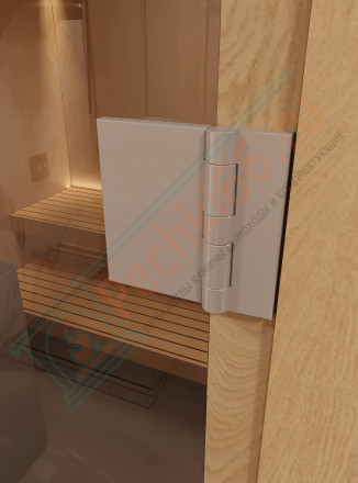 Стеклянная дверь для сауны и бани "Фаворит прозрачное бесцветное" 1900х700 по коробке (DoorWood)