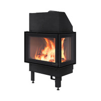Каминная топка N-20A левое открывание, цвет - черный (Nordpies)