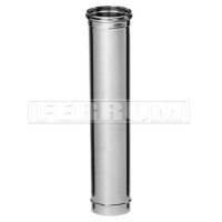 Дымоход L=1м (НЕРЖ-430/0,5) d-150 (Ferrum GS)