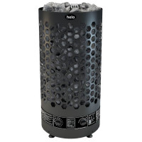 Печь для бани и сауны Ringo Black 80 STJ Helo-WT(8 кВт, 70 кг камней) (Helo)