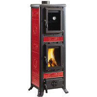 Печь-камин Fulvia Forno, цвет бордовый (La Nordica)