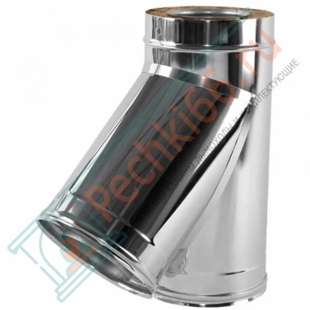 Тройник 45° V50R с изол (AISI-321/0,5-ОЦИНК-RAL/0,5) d-250/350 (Вулкан)