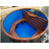 Японская баня Фурако круглая с пластиковой вставкой с внутренней печкой 150х150х120 (НКЗ) в Красноярске