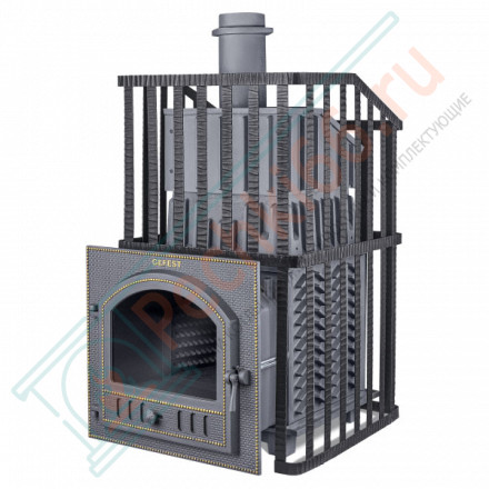 Чугунная печь для бани Гром Ураган 30 (П) (ТехноЛит)