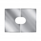 Фланец разрезной 21/32º без изол 750х860 на трубу V50R (AISI-304/0,5) d-150/250 (Вулкан)