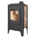 Печь-камин Бавария Эко, угловая с плитой (ЭкоКамин) до 150 м3