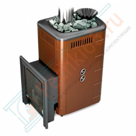 Печь для бани Таймыр 2017 Inox БСЭ ЗК ТО терракота (T.M.F) до 18 м3