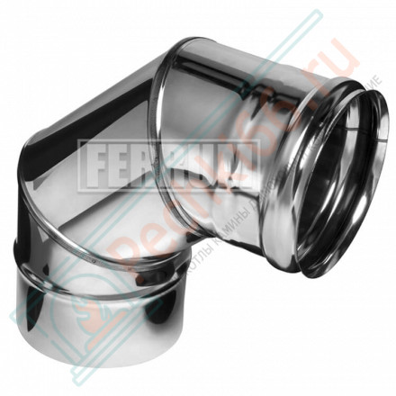 Колено 90° (НЕРЖ-430/0,8) d-160 (Ferrum HF)