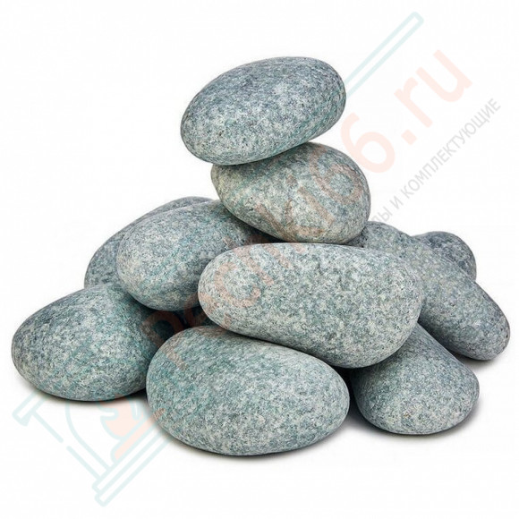 Камень для бани Жадеит шлифованный средний, м/р Хакасия (ведро), 20 кг в Красноярске