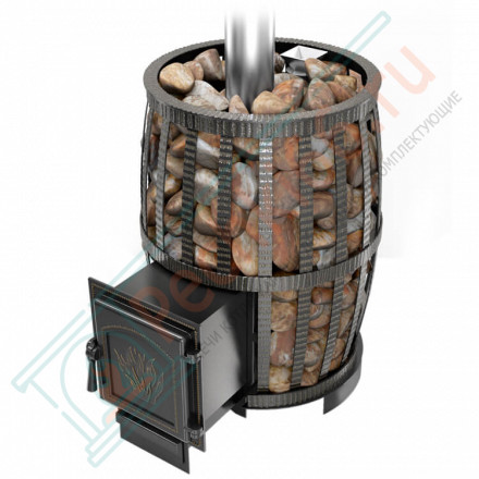 Печь для бани из чугуна Легенда Русский пар ковка 30 (271) (Везувий)