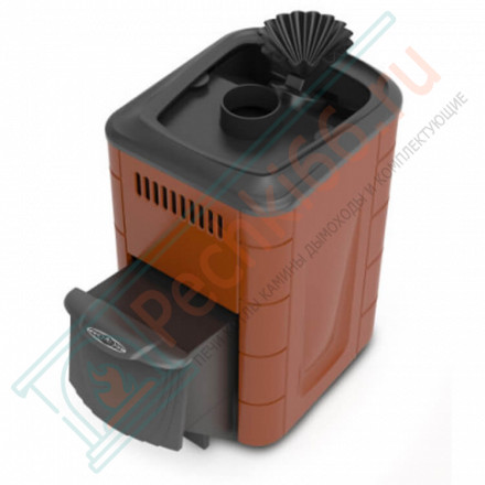 Печь для бани Гейзер Мини 2016 Carbon ДА ЗК терракота (T.M.F) до 12 м3